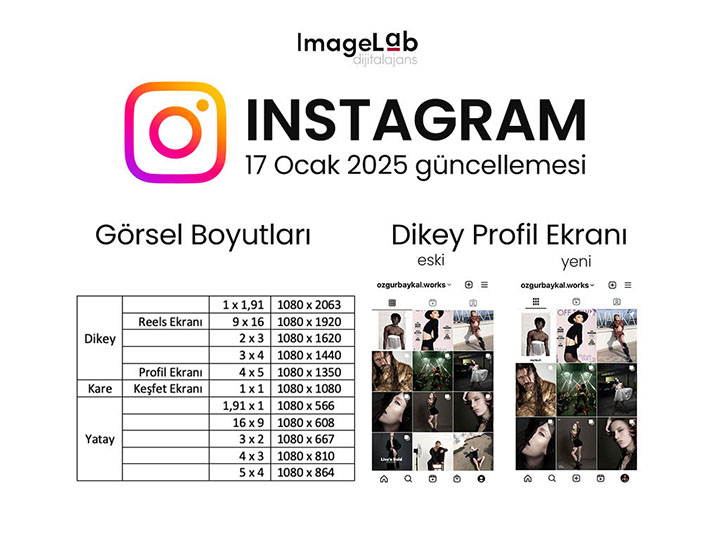 2025 Instagram Görsel Boyutları